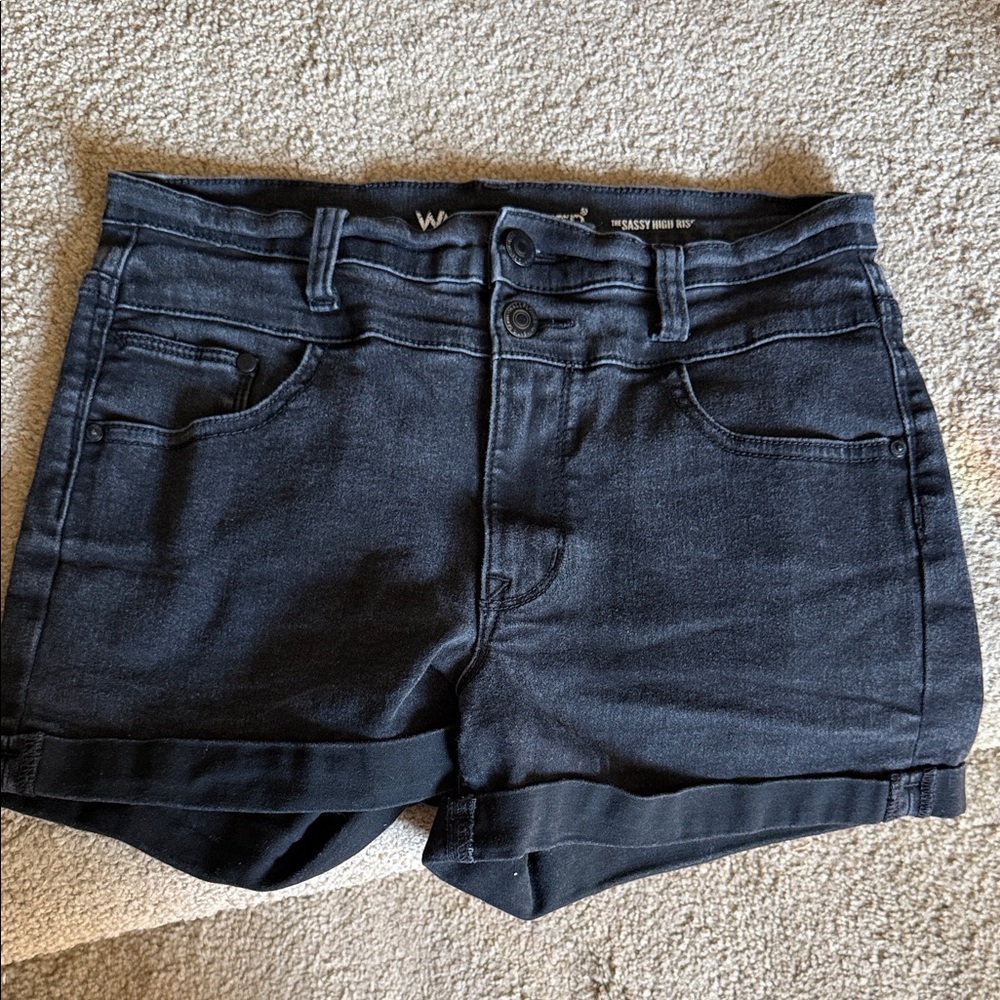 Wallflower the sassy high rise  Black Denim Shorts